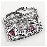 Coach Limited Edition Poppy Graffiti Flower Capacity Wristlet Wallet Clutch Black White Review