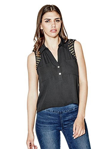 G by GUESS Women's Adelia Studded Shirt