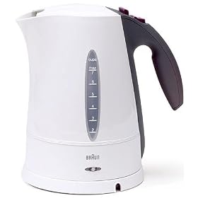 Braun WK200W Aqua Express Electric Water Kettle, White by Braun