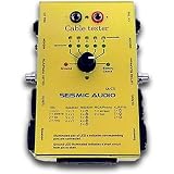 Seismic Audio - Cable Tester - Test XLR, 1/4 TRS, 1/4 TS, Speakon (2 and 4 Pole), RCA, MIDI (3 and 5 Pin). Includes Test Leads. Audible Test Tone. Boutique Look. Heavy Duty