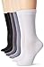 PEDS Women's Comfort At Work Dress Socks, 6 Pairs