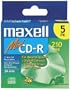 MAXELL  5-Pack of Mini CD-R Discs