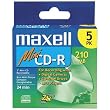 MAXELL  5-Pack of Mini CD-R Discs ~ Maxell