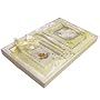 Baby Gift Set: Picture Frame and Photo Album for 24 4x6 pictures, yellow fabric cover, white slip-in pockets; great gift!