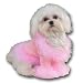 Elegant Fuzzy Glittery Pink Sweater with Maribou Feather Trim MEDIUM (M) Clothing Clothes