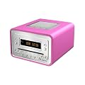 sonoro cubo Design CD-Radio AU-1300 PI (MP3-CD-Player, LCD-Anzeige, UKW-Tuner, AUX-Eingang) pink