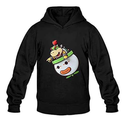 Tavil Bowser Jr 100% Cotton Hoodies For Men Black Size X-Large