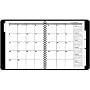 Five-Year Unruled Monthly Planner, 9 x 11, Black