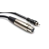 Hosa Technology XRF-105 XLR3F to RCA 5-Feet Unbalanced Interconnect Cable