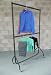 from The Shopfitting Shop Heavy Duty Clothes Rail DOUBLE HANGING RAIL 6ft Long x 6ft 6 High with a height adjustable middle rail Model 6ft Doublehang