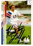 Kristine Lilly autographed 1994 Upper Deck Rookie Card