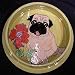 yorkshire terrier - Whimsical Breed Specific Dog Bowls (Size=Large,Breed=Yorkshire Terrier)