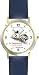 Habit 1 - Imagination Is (Spanish Text) - DELUXE TWO-TONE WATCH from THE 7 HABITS - WATCH COLLECTION BY WATCHBUDDY&reg; - Arabic Numbers - Blue Leather Strap-Size-Large ( Men's Size or Jumbo Women's Size )