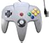 3rd Party Classic Retro N64 Bit USB Wired Controller for PC and MAC - Grey