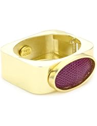 Ted Rossi Lizard Oval Hinge Bracelet