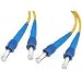 Cables to Go Low-Smoke Zero-Halogen - Patch cable - ST single mode (M) - ST single mode (M) - 16.4 ft - fiber optic - 9 / 125 micron - yellow