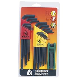 Bondhus 14132 Balldriver« L-wrench Sets #10937 (.050-3 8-Inch) and #10999 (1.5-10mm), and... by Bondhus Corporation