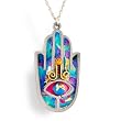 Blue Hamsa Necklace
