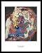 Gustav Klimt Die Jungfrau College Art Black Wood-Mounted Poster Print - 22