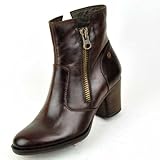 Stiefelette, Tamaris, mit Antishokk, Nappaleder, in cafe, Größe:37