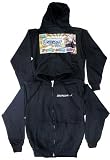 Serenity Fruity Oaty Bar Logo Black Mens Zipped Hoodie Sweatshirt