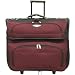 Traveler's Choice Amsterdam Rolling Garment Bag-Burgundy