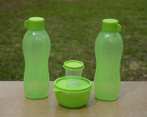 Tupperware Eco Bottles + Ideal Bowl + Midget