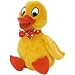 HEUNEC 649576 - Sandmann und Freunde, Beanie, Schnatterinchen 15cm