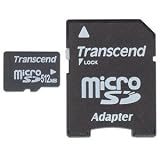 Transcend TS512MUSD 512MB microSD Memory Card with Adapter