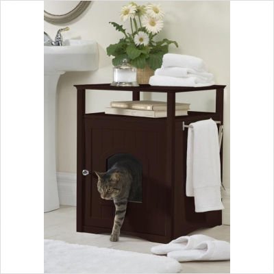 Washroom Pet House in Walnut