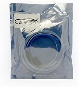 Carso Blue 2x 100mm Car Truck COB Led Angel Eyes Halo Ring Light 9v-30v