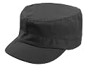 Black Poly / Cotton Twill BDU Patrol Cap