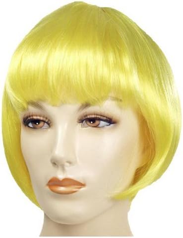 Discount Lulu Flapper 1920s Short Bob Wig - Clown Red