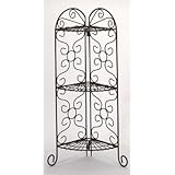 Metal Corner Plant Stand Display Shelves Shelf Unit