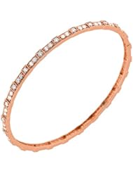 2.16 ct. tw Round Diamond Bangle Bracelet in Prong Setting - G-H SI2 - 14 Kt. Rose Gold