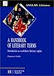 A handbook of literary terms: Introduction au vocabulaire litt�raire anglais
