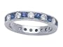 1.90 cttw Karina B(tm) Genuine Sapphire Eternity Band - Platinum, 18kt White or Yellow Gold