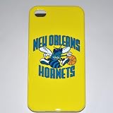 New Orleans Hornets Hard Case for Apple Iphone 4g (At&t Only) Jc128a + Free Screen Protector