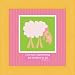 Framed Lamb Picture - Let your Gentleness be evident to all. Philippians 4:5 - 10 X 10