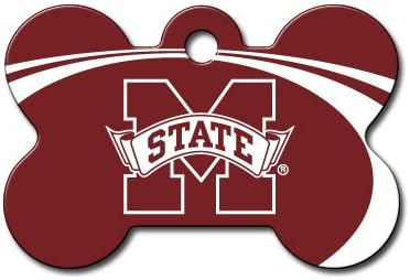 Personalized Mississippi State Bulldogs Dog Tag