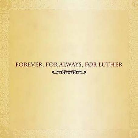 CD-Charts  Music : Forever for Always for Luther (Vandross)
