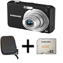 Samsung ES9 - Black+4gb Memory + Case (12.2 Mpix - optical zoom: 4 x)- supported memory: SD, SDHC