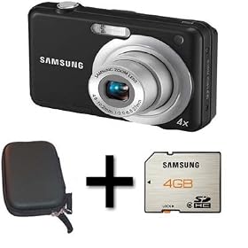 Samsung ES9 - Black+4gb Memory + Case (12.2 Mpix - optical zoom: 4 x)- supported memory: SD, SDHC