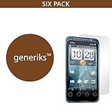 Generiks TM HTC EVO Shift *Clear* Screen Protectors (6 Pack!!!)