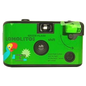 Lomography Lomolitos Single Use Camera with Green Color Flash by 