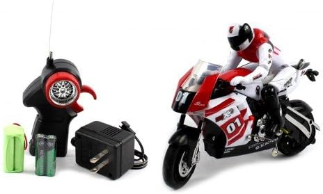 Electric Full Function 1:22 Motor Tracer RTR RC Motorcycle Remote Control (Colors May vary)