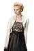 CLOCOLOR Women's Satin Bolero Party Jacket Long Sleeves Wraps Shrug Stole