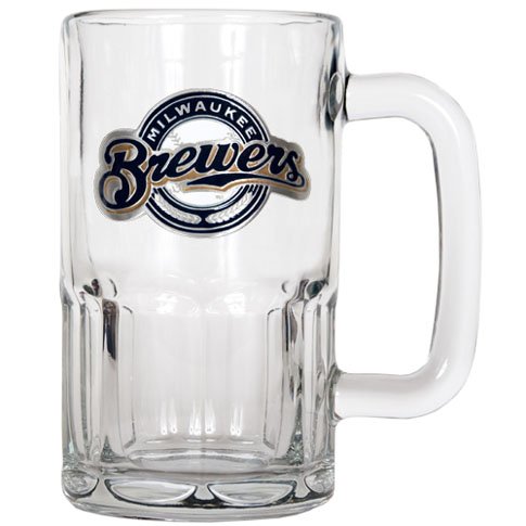 MLB Milwaukee Brewers 20-Ounce Root Beer Style Mug - Primary Logo