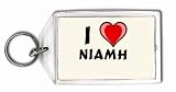I Love Niamh Keychain