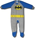 Super Friends Batman Bat Suit Footed Blanket Sleeper for Toddlers - ON SALE